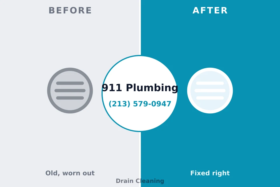 Before and after: plumbing company Monte Sereno, CA